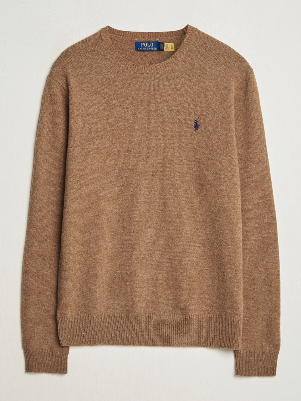 Polo by Ralph Lauren Men's Brown Crewneck Sweater